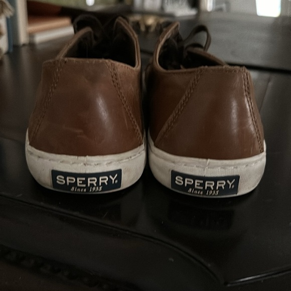Sperry Mens leather top sider size 8.5 - Picture 11 of 11